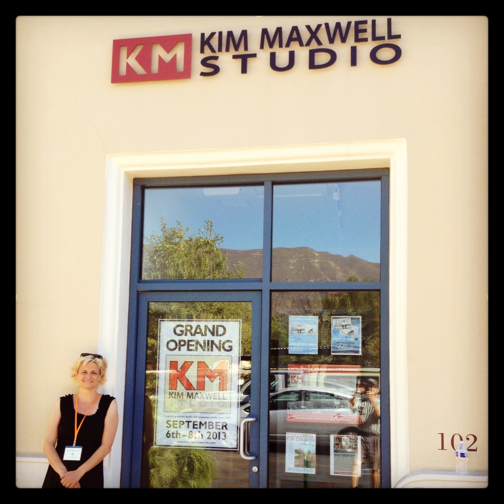 Kim Maxwell Studio Grand Opening - Rough Cut Press Artists TALK